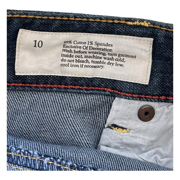 Ann Taylor Loft Original Boot Dark Wash Bootcut Jeans Sz 10 - Picture 5 of 12